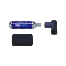 BBB CO2 pumpa/töltény - CO2 AIRPUSH - fekete