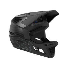 LEATT Kerékpáros sisak - MTB GRAVITY 6.0 CARBON - fekete