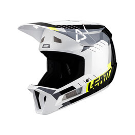 LEATT Kerékpáros sisak - MTB GRAVITY 2.0 - fehér/fekete