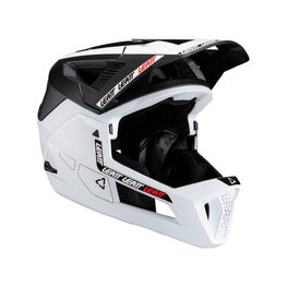 LEATT Kerékpáros sisak - MTB ENDURO 4.0 - fehér/fekete