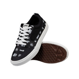 LEATT Kerékpáros cipő - FLAT 1.0 - fekete/fehér