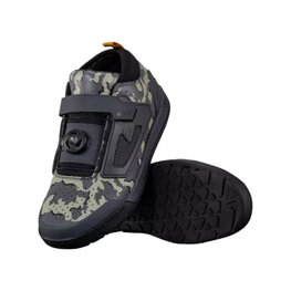 LEATT Kerékpáros cipő - PROFLAT 3.0 - zöld/fekete