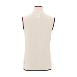 VAUDE Kerékpáros mellény - ROSEMOOR FLEECE - elefántcsont/sárga