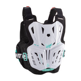 LEATT hát- és mellkasvédő - CHEST PROTECTOR 4.5 WOMEN - fekete/fehér/zöld