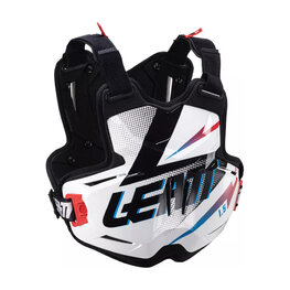 LEATT hát- és mellkasvédő - CHEST PROTECTOR 1.5 TORQUE - fekete/fehér