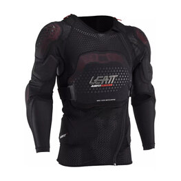 LEATT hát- és mellkasvédő - BODY PROTECTOR 3DF AIRFIT EVO - fekete