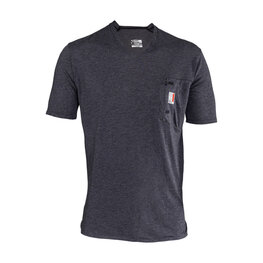 LEATT Rövid ujjú kerékpáros mez - MTB ALLMOUNTAIN 2.0 - fekete