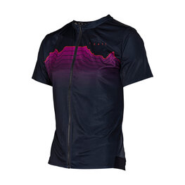 LEATT Rövid ujjú kerékpáros mez - MTB TRAIL 3.0 - fekete