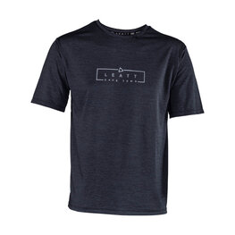 LEATT Rövid ujjú kerékpáros mez - MTB TRAIL 1.0 - fekete