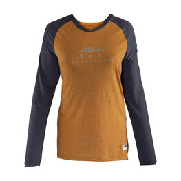 LEATT Hosszú ujjú kerékpáros mez nyári - MTB ALL MOUNTAIN 3.0 W - barna