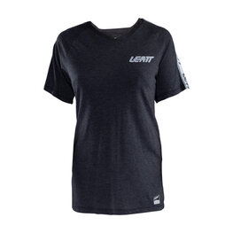 LEATT Rövid ujjú kerékpáros mez - MTB ALLMOUNTAIN 2.0 W - fekete