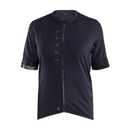 LEATT Rövid ujjú kerékpáros mez - MTB ENDURANCE 5.0 W - fekete