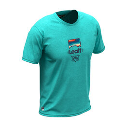 LEATT Rövid ujjú kerékpáros mez - MTB ALLMOUNTAIN 2.0 JUNIOR - zöld