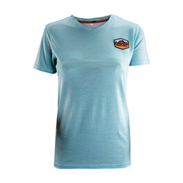 LEATT Rövid ujjú kerékpáros póló - PREMIUM W - kék