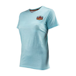 LEATT Rövid ujjú kerékpáros póló - PREMIUM W - kék