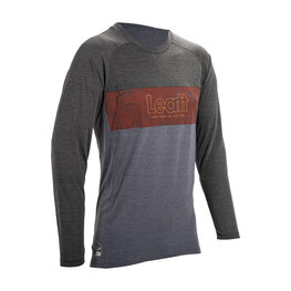 LEATT Hosszú ujjú kerékpáros mez nyári - MTB GRAVITY 2.0 - fekete