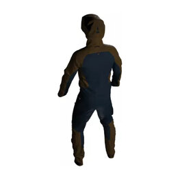 LEATT Kerékpáros overall - MONO SUIT MTB HYDRADRI 5.0 - barna/fekete