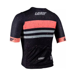 LEATT Rövid ujjú kerékpáros mez - MTB ENDURANCE 6.0 W - fekete