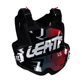 LEATT hát- és mellkasvédő - CHEST PROTECTOR TORQUE 1.5 - fekete/piros