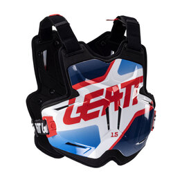LEATT hát- és mellkasvédő - CHEST PROTECTOR TORQUE 1.5 - fekete/kék