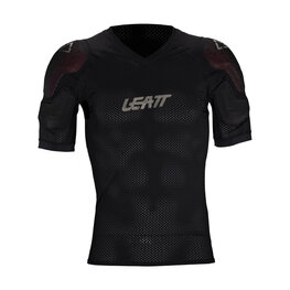 LEATT hát- és mellkasvédő - SHOULDER TEE 3DF AIRFIT LITE EVO - fekete