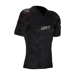 LEATT hát- és mellkasvédő - SHOULDER TEE 3DF AIRFIT LITE EVO - fekete