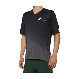 100% SPEEDLAB Rövid ujjú kerékpáros mez - CELIUM - fekete/szürke