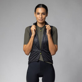 ALÉ Kerékpáros mellény - SAUVAGE PR-E - fekete