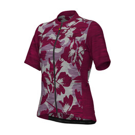 ALÉ Rövid ujjú kerékpáros mez - OFF ROAD - GRAVEL SUNRISE - piros