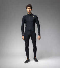 ALÉ Hosszú ujjú kerékpáros mez - KLIMATIK K-IDRO - fekete