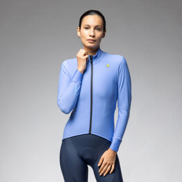 ALÉ Hosszú ujjú kerékpáros mez - KLIMATIK K-IDRO - világoskék