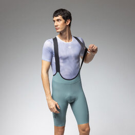 ALÉ Rövid kerékpáros nadrág kantárral - GRAVEL-PRO OFF ROAD - - zöld