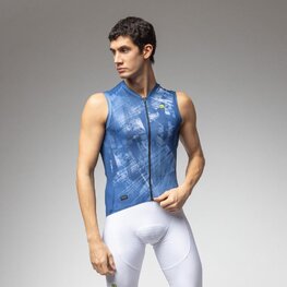 ALÉ Ujjatlan kerékpáros mez - MIRROR PR-E - kék