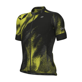 ALÉ Rövid ujjú kerékpáros mez - TRACE PRAGMA - zöld/fekete