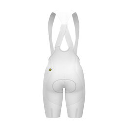 ALÉ Rövid kerékpáros nadrág kantárral - VOLTAGE R-EV1 - fehér