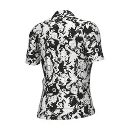 ALÉ Rövid ujjú kerékpáros mez - ESSENZA PRAGMA - fehér/fekete