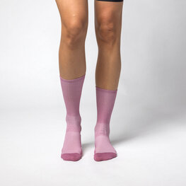 ALÉ Klasszikus kerékpáros zokni - SAUVAGE - piros/fehér