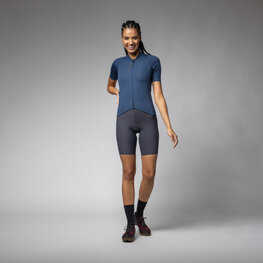 ALÉ Rövid ujjú kerékpáros mez - COLOR BLOCK OFF ROAD PRAGMA - kék