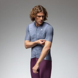 ALÉ Rövid ujjú kerékpáros mez - KRAKATOA OFF ROAD - GRAVEL - szürke