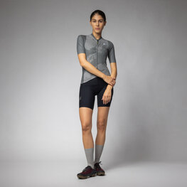 ALÉ Rövid ujjú kerékpáros mez - KRAKATOA OFF ROAD - GRAVEL - szürke