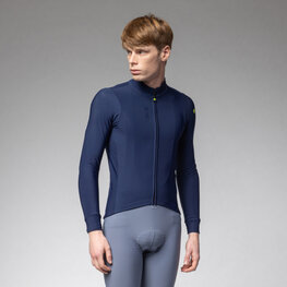 ALÉ Hosszú ujjú kerékpáros mez - PRAGMA FONDO 3.0 - kék