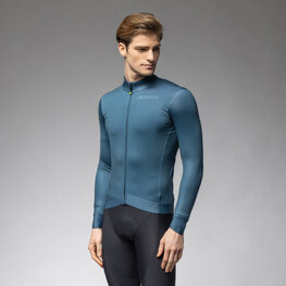 ALÉ Hosszú ujjú kerékpáros mez - PR-E FOLLOW ME 2.0 - kék