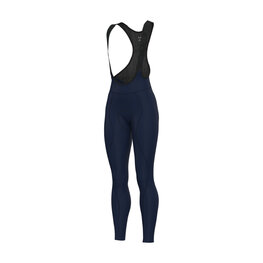 ALÉ Hosszú kerékpáros nadrág kantárral - PRAGMA WINTER - kék