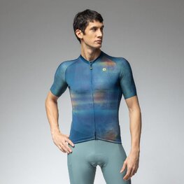 ALÉ Rövid ujjú kerékpáros mez - OFF ROAD - GRAVEL TRACCIA - kék