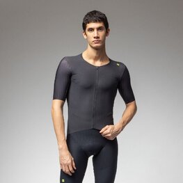 ALÉ Rövid ujjú kerékpáros mez - R-EV1 EAGLE - fekete