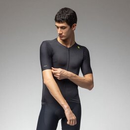 ALÉ Rövid ujjú kerékpáros mez - EARTHY STYLE 2.0 PR-E - fekete