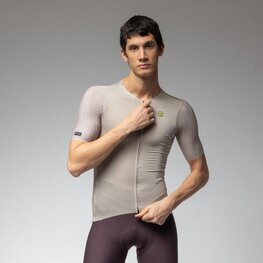 ALÉ Rövid ujjú kerékpáros mez - EARTHY STYLE 2.0 PR-E - bézs