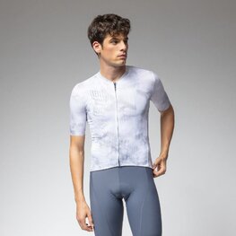 ALÉ Rövid ujjú kerékpáros mez - FOLLOW ME 2.0 PR-E - fehér