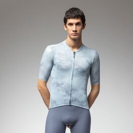 ALÉ Rövid ujjú kerékpáros mez - FOLLOW ME 2.0 PR-E - világoskék