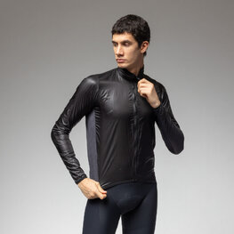 ALÉ vízálló kabát - GUSCIO LIGHT PACK 2.0 - fekete